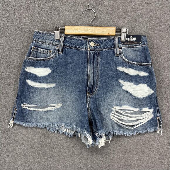 Hollister Pants - Hollister Shorts Womens 9 W29 Ultra High Rise Vintage Relaxed Mom Distressed